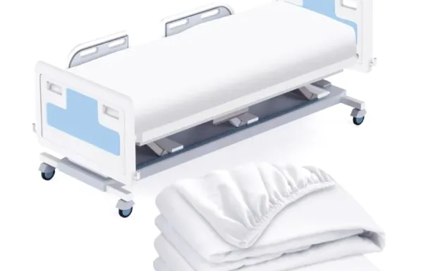 Wholesale hospital T130 percale bed sheet