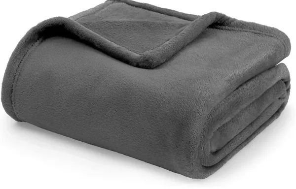 Grey Fleece Blanket