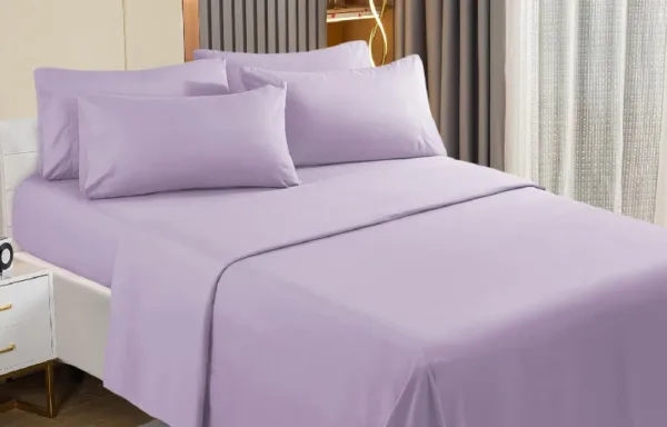 1000TC Brushed Microfiber Bed Sheets set 4 Pieces