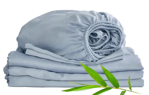 Natural cooling T300 bamboo bed sheet set