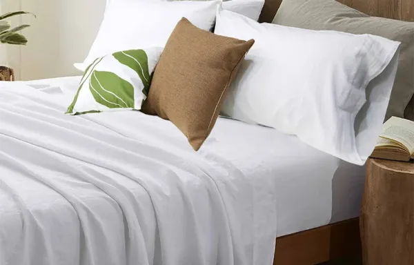 Wholesale Ultra-Soft Feel linen cotton bed sheets set