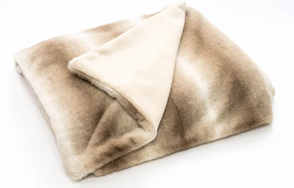 Faux fur blanket