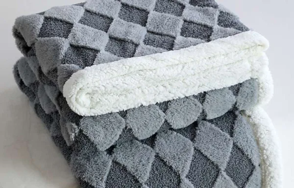 Jacquard Sherpa Blanket