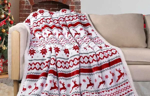 Christmas Sherpa Blanket1