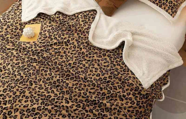 Leopard Sherpa Blanket