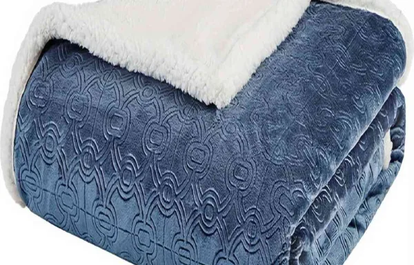 Embossed Sherpa Blanket