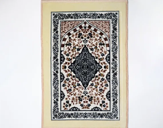 African Kente Cloth-Inspired Prayer Mat