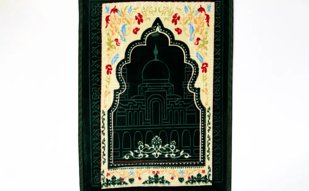 Foldable Prayer Carpet with Carry Handle