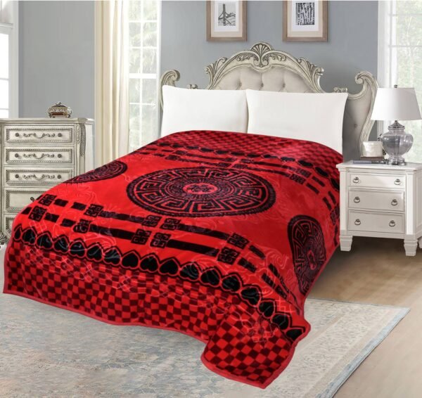 Heavyweight Double Ply Raschel Blanket Factory Supply