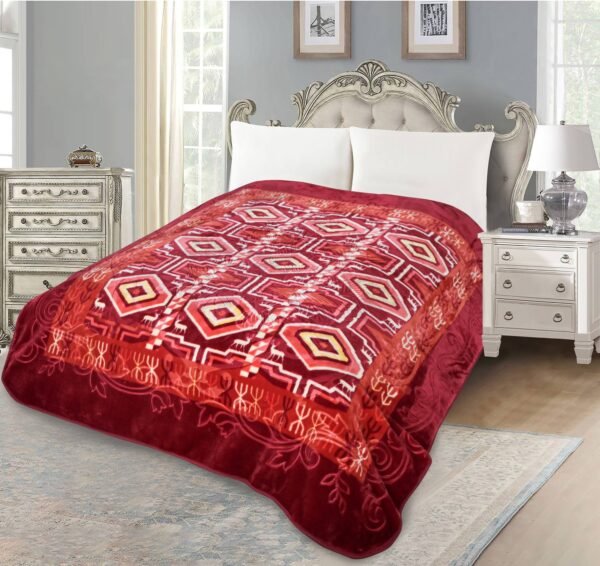 Soft Embossed Mink Raschel Blanket OEM Service