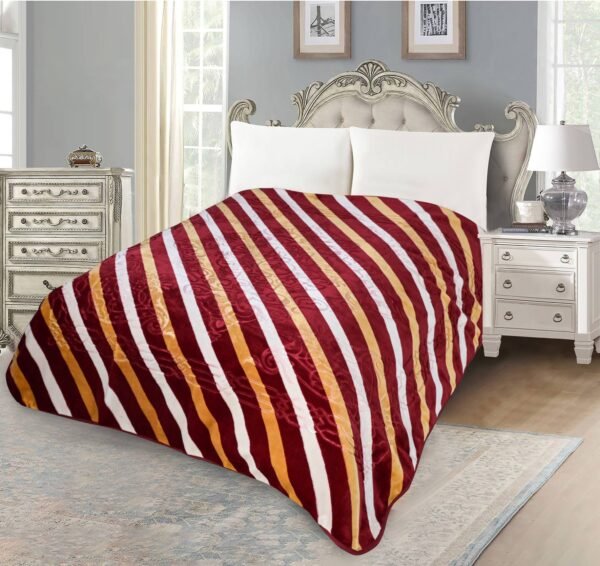 Factory Made Luxury Raschel Blanket with High GSM