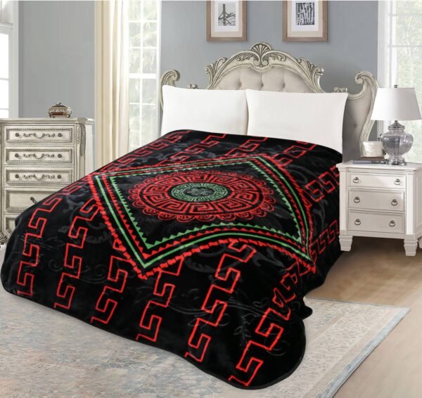 Premium Solid Color Raschel Blanket Bulk Order